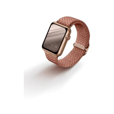 Uniq Aspen Braided řemínek pro Apple Watch 42/44/45/Ultra 49mm růžový