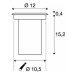 SLV BIG WHITE SOLASTO 120, venkovní zapuštěné podlahové svítidlo, LED GU10 51 mm, IP67, kulaté, 