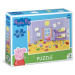 Puzzle Prasátko Peppa Hrátky v pokojíčku