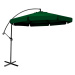 MODERNHOME Zahradní slunečník s boční nohou Rouhome - 3m zelený