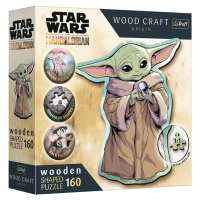 Puzzle Wood Craft Origin The Mandalorian: Grogu 160 dílků - Trefl