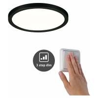 PAULMANN VariFit LED vestavné svítidlo 3-krokové-stmívatelné Areo IP44 kruhové 175mm 4000K černá