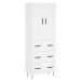 vidaXL Skříň highboard bílá 69,5 x 34 x 180 cm kompozitní dřevo