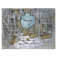 Obrazová reprodukce Still Life with Gingerpot 2, 1912, Mondrian, Piet, 40 × 30 cm