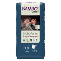 Bambo Dreamy Night Pants Unisex 8–15 let 35–50 kg noční plenkové kalhotky 10 ks