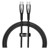 Kabel USB-C na USB-C Baseus Glimmer, 100 W, 1 m (černý)