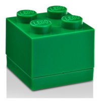 Lego® mini box 45x45x42 tmavě zelený