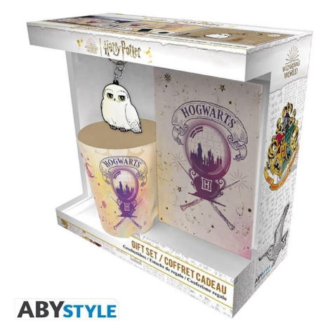 Harry Potter Hogwarts dárková sada (Hrnek 250 ml, zápisník, klíčenka) ABY STYLE