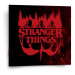 Sablio Obraz Stranger Things Red - 110x110 cm