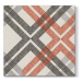 PAW - Ubrousky AIRLAID L 40x40cm Stylish Check Orange