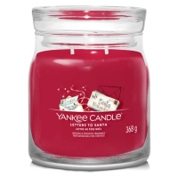 YANKEE CANDLE Signature Vonná svíčka střední 2 knoty Letters to Santa 368 g