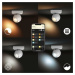 Philips HUE WA Buckram bodové LED svítidlo GU10 5W 2200-6500K IP20, bílé