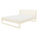Benlemi Dvoulůžková postel DELUXE Zvolte barvu: Nelakovaná, Zvolte rozměr: 160 x 200 cm