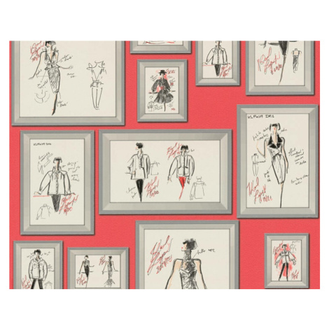 KT2-64873 A.S. Création designová luxusní vliesová omyvatelná  tapeta na zeď Karl Lagerfeld, vel AS-Création