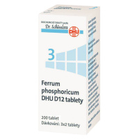 Ferrum Phosphoricum DHU D6(D12) 200 neobalených tablet