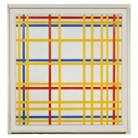 Mondrian, Piet - Obrazová reprodukce New York City, (40 x 40 cm)