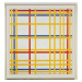 Obrazová reprodukce New York City, Mondrian, Piet, 40 × 40 cm