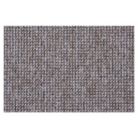 Spoltex koberce Liberec Metrážový koberec Texas 23 šedobéžový - Kruh s obšitím cm