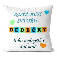 Impar Polštář Když bůh stvořil dědečky