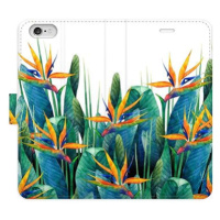 iSaprio flip pouzdro Exotic Flowers 02 pro iPhone 6/6S