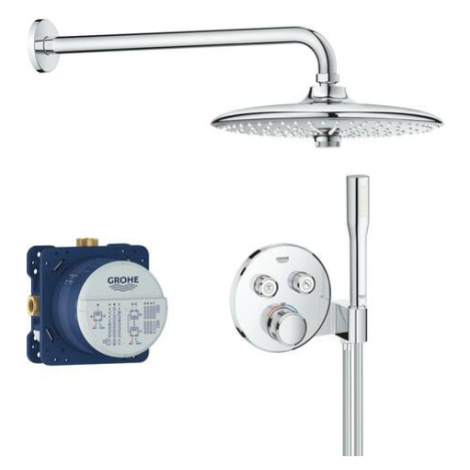 Sprchový systém Grohe Grohtherm Smartcontrol pod omítku s termostatickou baterií chrom 34744000