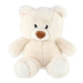 Teddies Medvěd sedící 35 cm, bílý