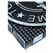 Gumová rohožka - předložka FASHION SCRAPER I. černá/stříbrná 40x60 cm MultiDecor