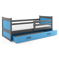 BMS Dětská postel RICO 1 | šedá 90 x 200 cm Barva: Modrá