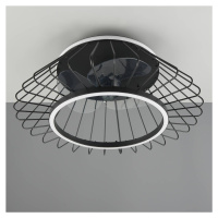 Reality Leuchten LED stropní ventilátor Karlsborg, tichý, Ø 50 cm, CCT, FB