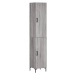 vidaXL Skříň highboard šedá sonoma 34,5 x 34 x 180 cm kompozitní dřevo