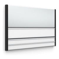Accept Dveřní tabulka ACS stříbrná (kombinovaný systém, 187 x 125 mm) (stříbrná tabulka)