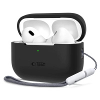 Pouzdro TECH-PROTECT SILICONE APPLE AIRPODS PRO 1 / 2 BLACK (5906302313655)