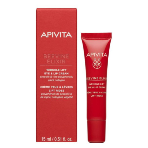 APIVITA BeeVine Elixir Lift Eye and Lip Cream krém na oči a rty proti vráskám 15 ml