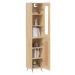 vidaXL Skříň highboard dub sonoma 34,5 x 34 x 180 cm kompozitní dřevo