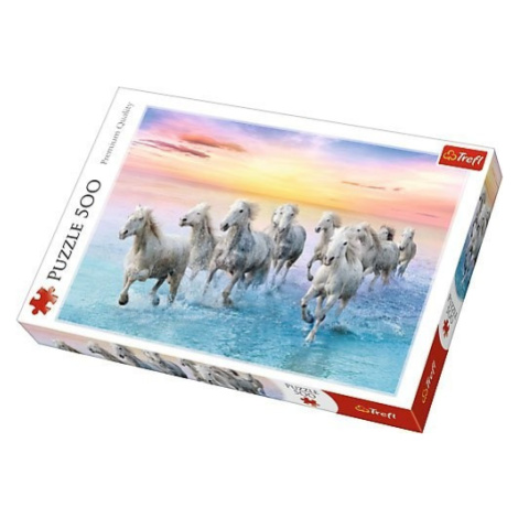 TREFL - Puzzle Galop bílých koní 500