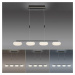 PAUL NEUHAUS Q ETIENNE závěsné svítidlo Smart Home, černá, podlouhlé, 4 ramenné ZigBee 2700-5000