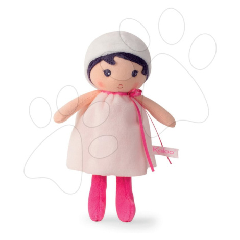 Kaloo panenka pro miminka Perle K Tendresse 18 cm v bílých šatech z jemného textilu v dárkovém b