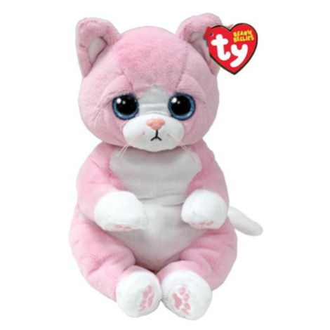 TY Beanie Bellies plyšák LILLIBELLE kočka růžová 24cm
