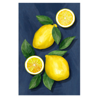 Ilustrace Lemons, EMELIEmaria, 26.7 × 40 cm