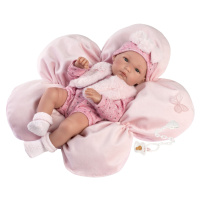 Llorens 63592 NEW BORN HOLČIČKA - realistická panenka miminko s celovinylovým tělem - 35 cm