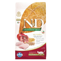 Famina N&D Ancestral Grain Adult Neutered Chicken & Pomegranate - 2 x 1,5 kg