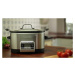 Pomalý hrnec CrockPot CSC024X / 1300 W / 5,6 l / 5 programů / nerez / černá / ZÁNOVNÍ