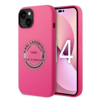 Karl Lagerfeld KLHCP14MSRSGRCF hard silikonové pouzdro iPhone 14 PLUS 6.7