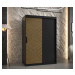 Šatní skříň Abi Seul Barva korpusu: Černá, Rozměry: 100 cm, Dveře: Seul + černá