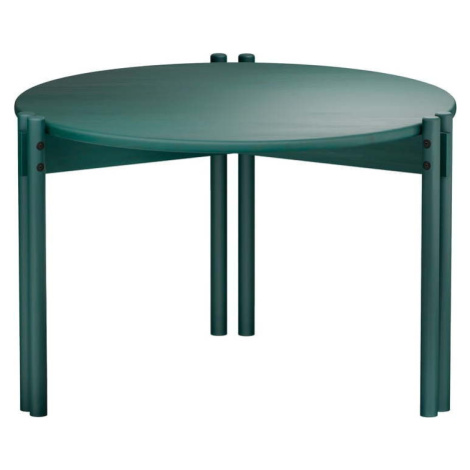 Zelený kulatý konferenční stolek z borovicového dřeva ø 60 cm Sticks – Karup Design