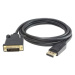 PremiumCord DisplayPort - DVI-D propojovací, stíněný, 3m