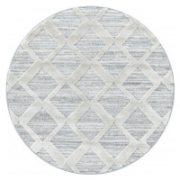 Ayyildiz koberce Kusový koberec Pisa 4703 Grey kruh Rozměry koberců: 80x80 (průměr) kruh