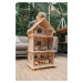 milin Dětský dřevěný domeček pro panenky Vintage