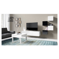 GAB Obývací stěna + konferenční stolek LORONA 21, Bílá/Černá