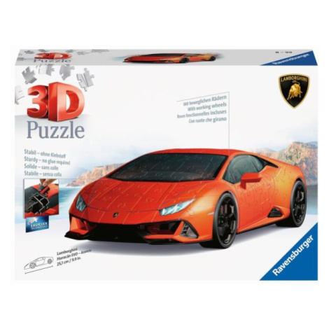 Lamborghini Huracán Evo oranžové 108 dílků RAVENSBURGER